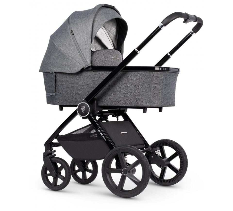 Venicci Tinum Upline Slate Grey Pram 3 in 1 Bundle  Venicci   