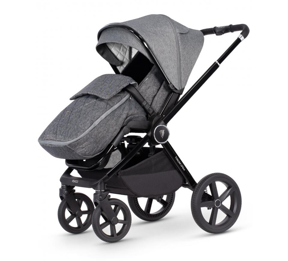 Venicci Tinum Upline Slate Grey Pram 3 in 1 Bundle  Venicci   