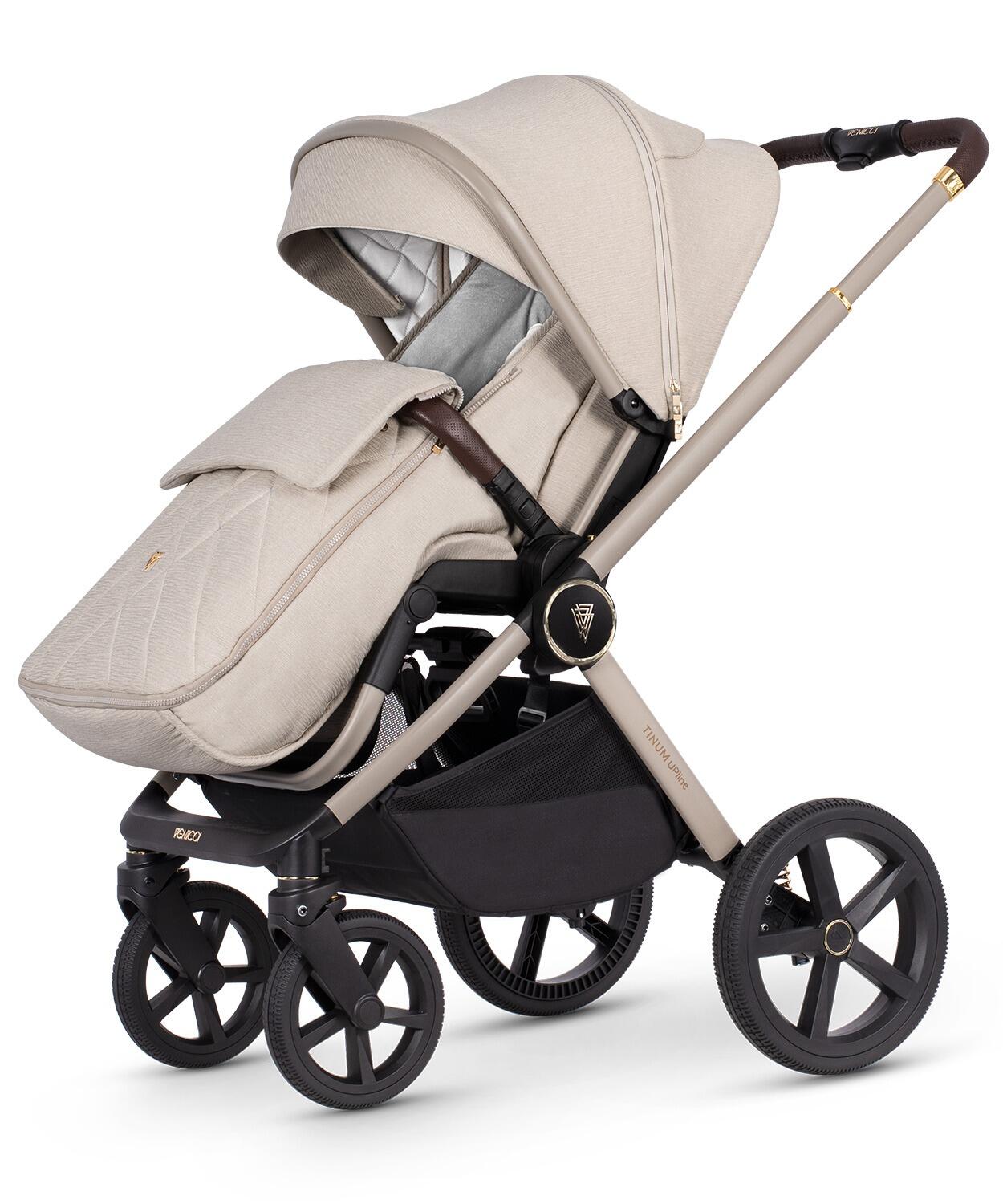 Venicci Tinum Upline Stone Beige Pram 2 in 1 Bundle  Venicci   