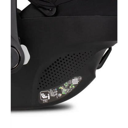 Venicci Upline 2 All Black Pram 3 in 1 + 360 Tiago Black Isofix Bundle Venicci