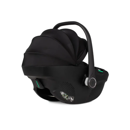 Venicci Upline 2 All Black Pram 3 in 1 + 360 Tiago Black Isofix Bundle Venicci