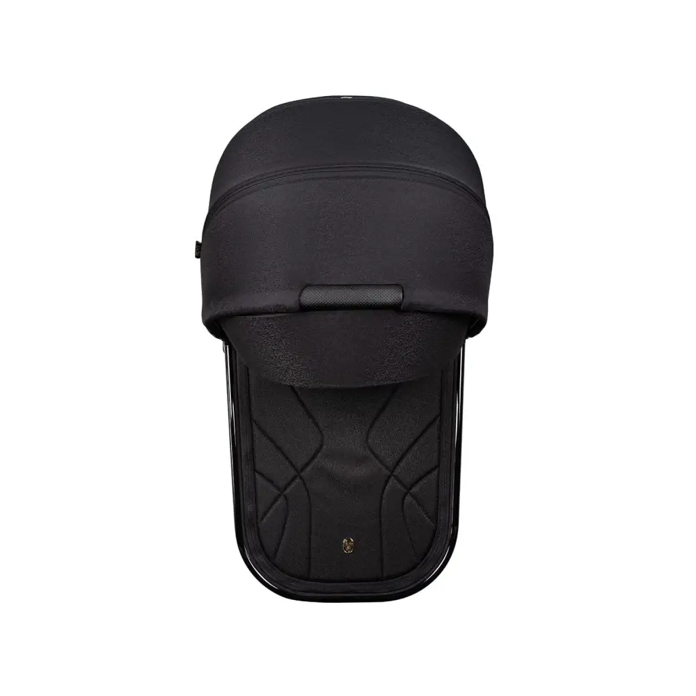 Venicci Upline 2 All Black Pram 3 in 1 + Tiago Black Car Seat Venicci