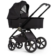 Venicci Upline 2 All Black Pram 3 in 1 + Tiago Black Car Seat