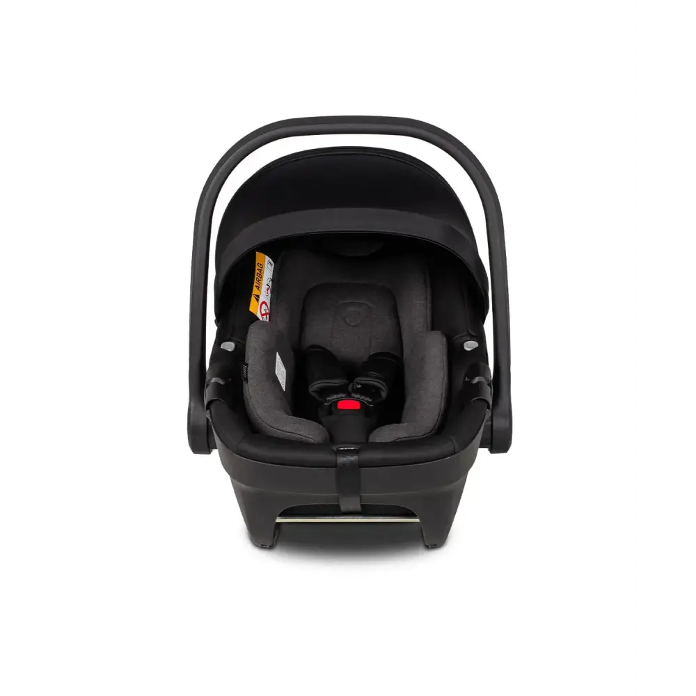 Venicci Upline 2 All Black Pram 3 in 1 + Tiago Black Car Seat Venicci