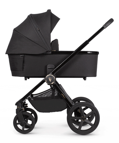 Venicci Upline 2 All Black Pram 2 in 1 Bundle Venicci