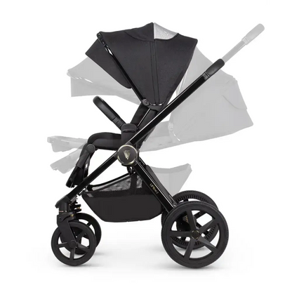 Venicci Upline 2 All Black Pram 2 in 1 Bundle Venicci