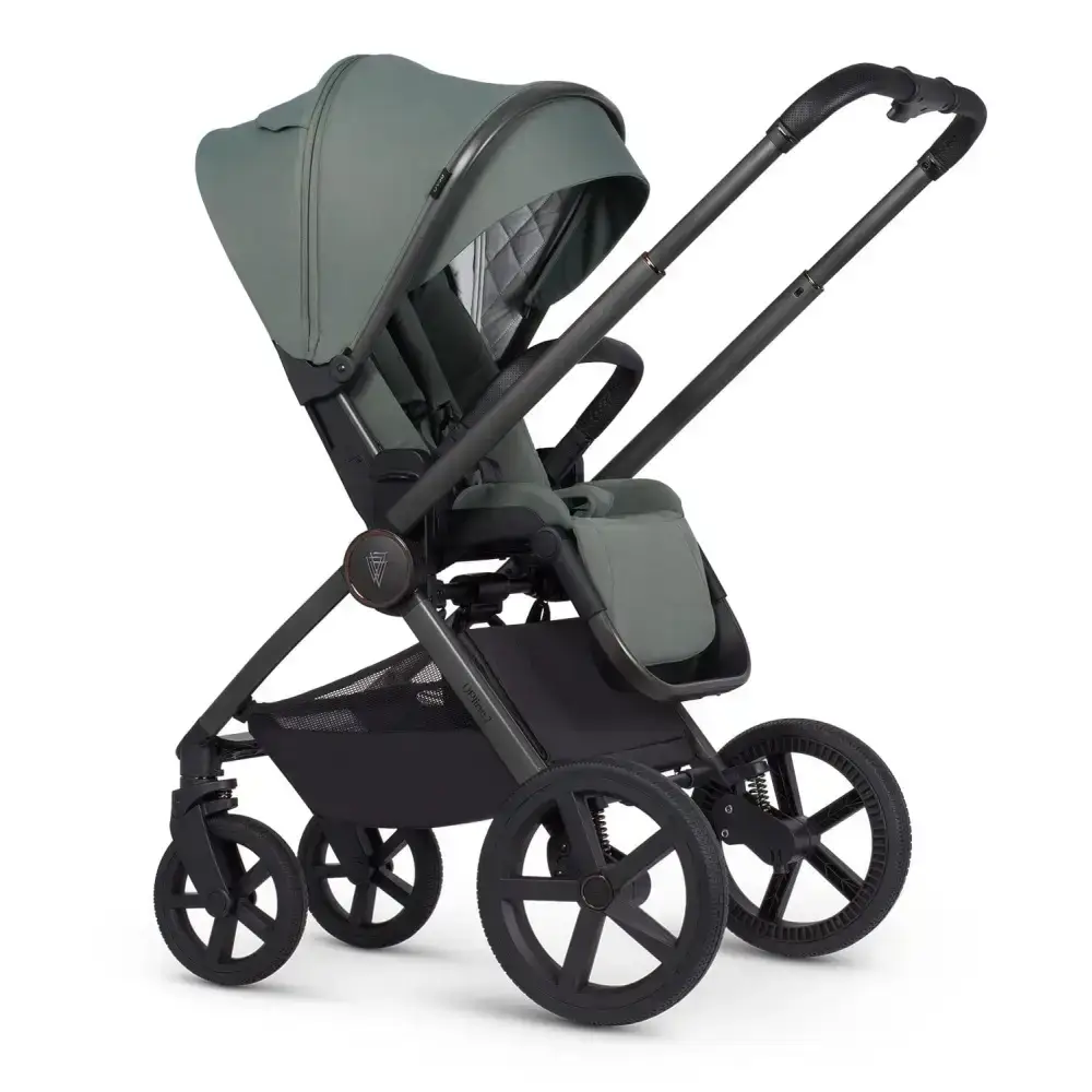 Venicci Upline 2 Aloe Pram 3 in 1 + 360 Tiago Beige Isofix Bundle Venicci