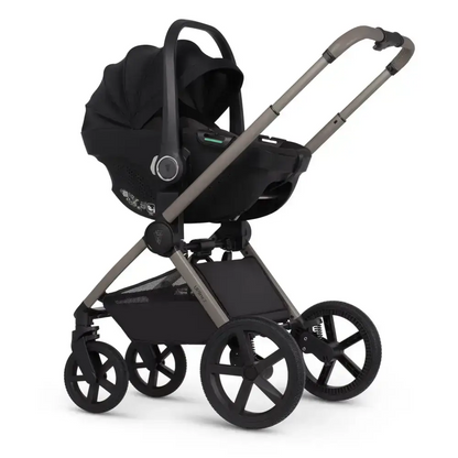 Venicci Upline 2 Aloe Pram 3 in 1 + 360 Tiago Black Isofix Bundle Venicci