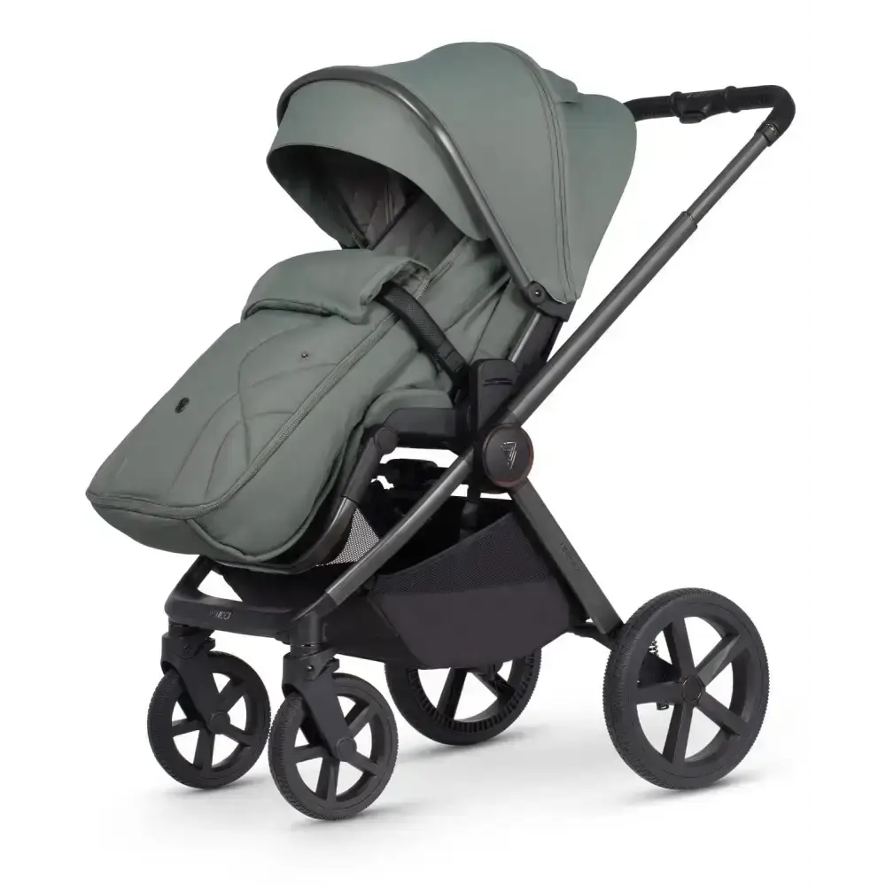 Venicci Upline 2 Aloe Pram 3 in 1 + 360 Tiago Black Isofix Bundle Venicci