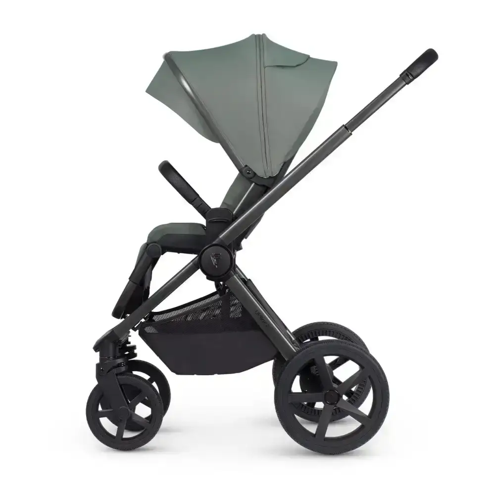 Venicci Upline 2 Aloe Pram 3 in 1 + 360 Tiago Black Isofix Bundle Venicci