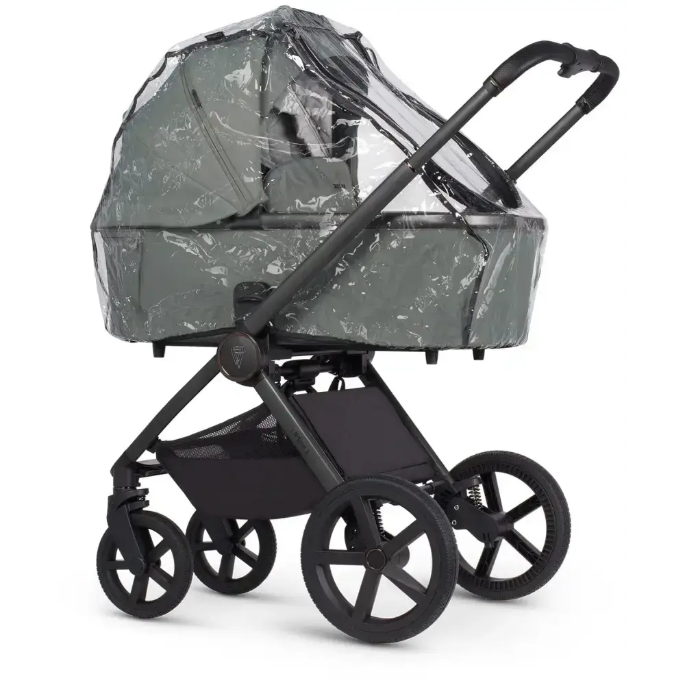 Venicci Upline 2 Aloe Pram 3 in 1 + Tiago Black Car Seat Venicci