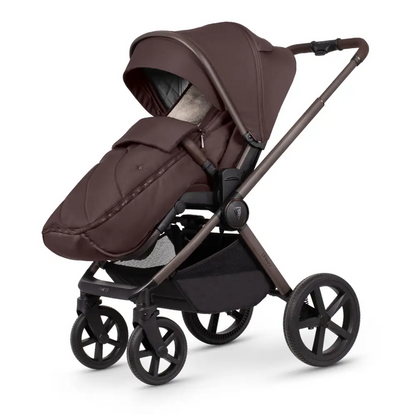 Venicci Upline 2 Burgundy Special Edition Pram 3 in 1 + 360 Tiago Black Bundle General Venicci