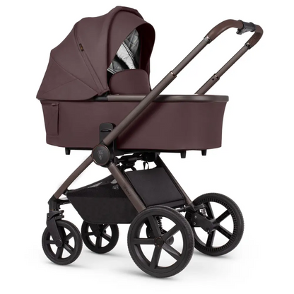 Venicci Upline 2 Burgundy Special Edition Pram 3 in 1 + 360 Tiago Beige Isofix Bundle General Venicci