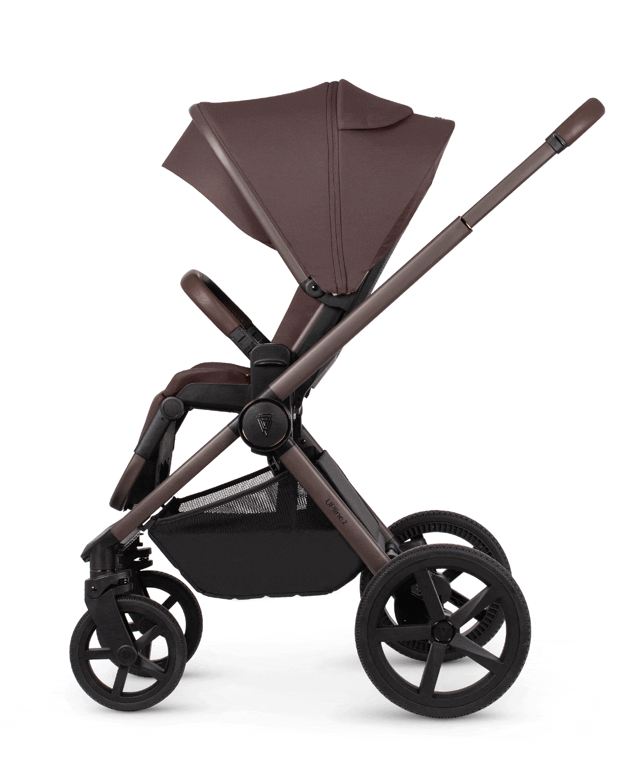 Venicci Upline 2 Burgundy Special Edition Pram 3 in 1 + 360 Tiago Black Isofix Bundle General Venicci