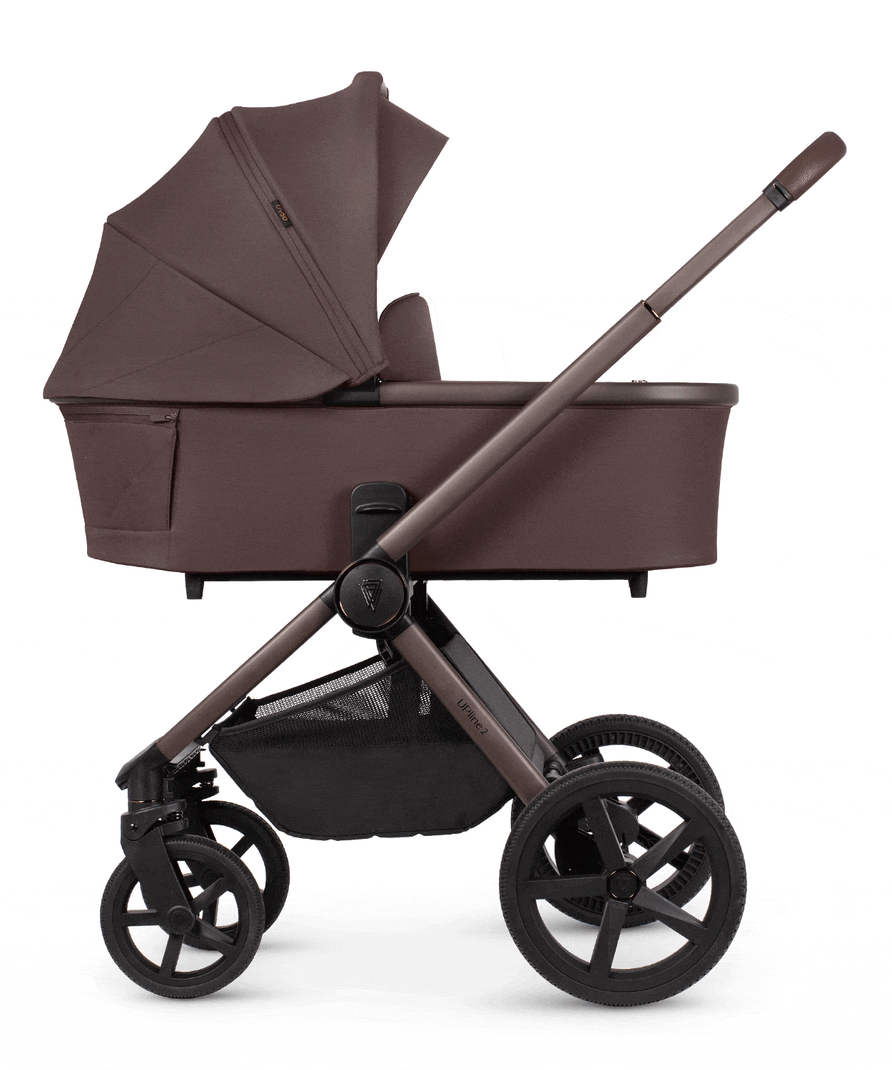 Venicci Upline 2 Burgundy Special Edition Pram 3 in 1 + 360 Tiago Black Bundle General Venicci