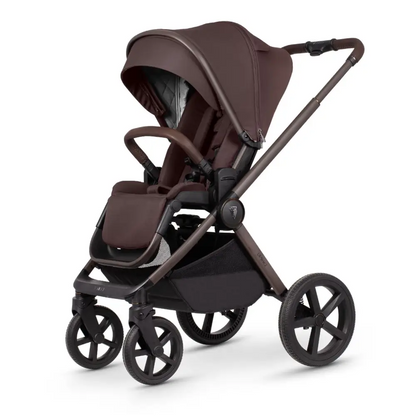 Venicci Upline 2 Burgundy Special Edition Pram 3 in 1 + 360 Tiago Black Bundle General Venicci