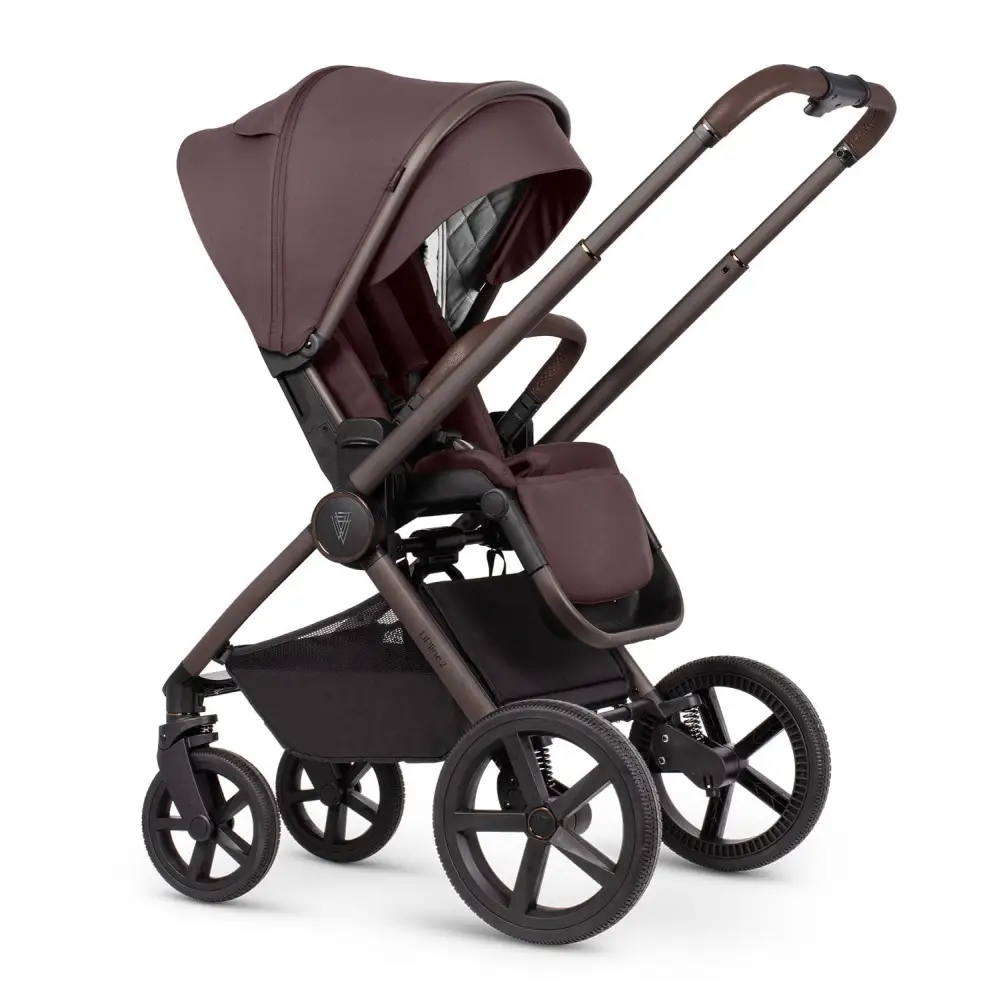 Venicci Upline 2 Burgundy Special Edition Pram 2 in 1 Bundle General Venicci