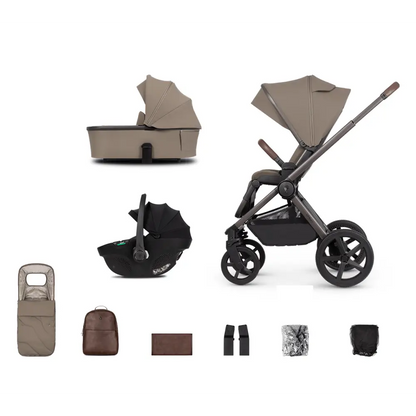 Venicci Venicci Upline 2 Powder Special Edition Pram 3 in 1 + Tiago Black Car Seat