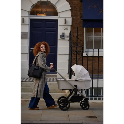 Venicci Upline 2 Stone Beige Pram 3 in 1 + 360 Tiago Beige Isofix Bundle Venicci