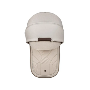 Venicci Venicci Upline 2 Stone Beige Pram 3 in 1 Bundle + Tiago Black Car Seat