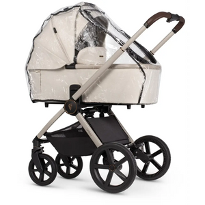 Venicci Upline 2 Stone Beige Pram 3 in 1 Bundle + Tiago Beige Car Seat Venicci