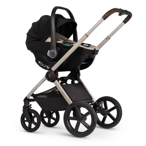 Venicci Upline 2 Stone Beige Pram 3 in 1 Bundle + Tiago Beige Car Seat Venicci
