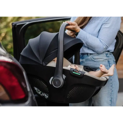 Venicci Upline 2 Stone Beige Pram 3 in 1 Bundle + Tiago Beige Car Seat Venicci