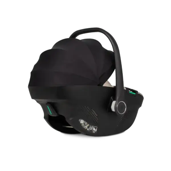 Venicci Upline 2 Taupe Pram 3 in 1 + 360 Tiago Black Isofix Bundle Venicci