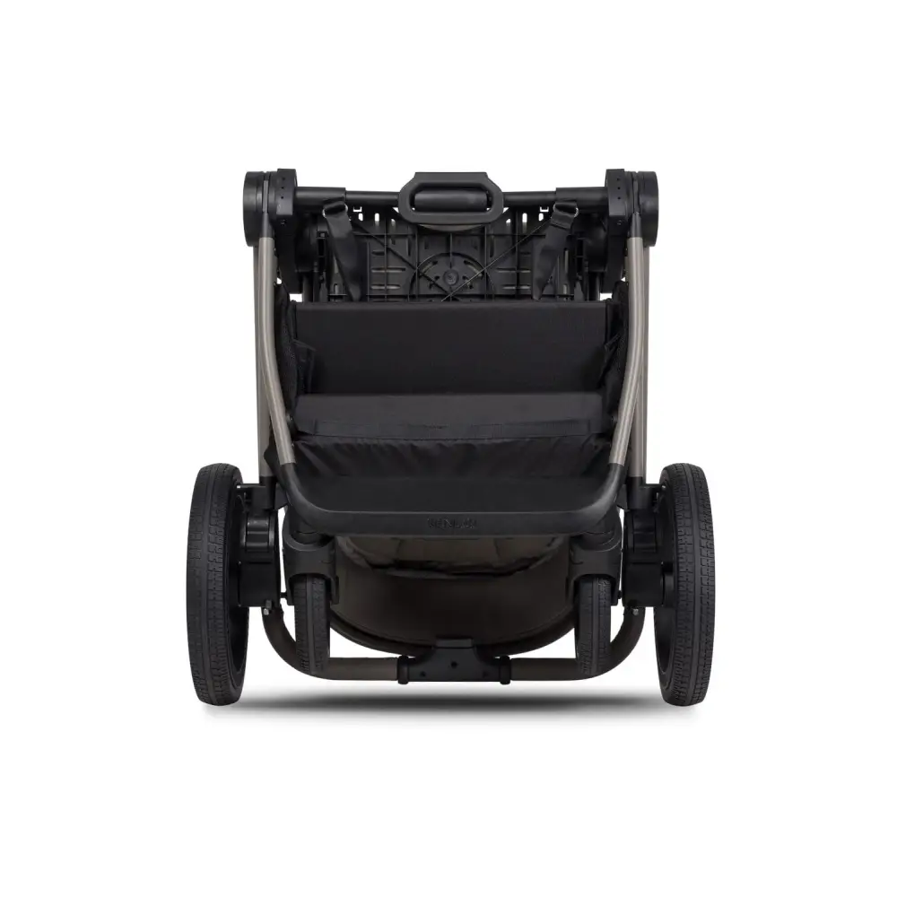 Venicci Upline 2 Taupe Pram 3 in 1 + Tiago Black Car Seat Venicci