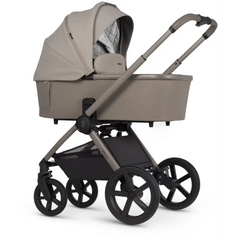 Venicci Upline 2 Taupe Pram 3 in 1 + Tiago Black Car Seat