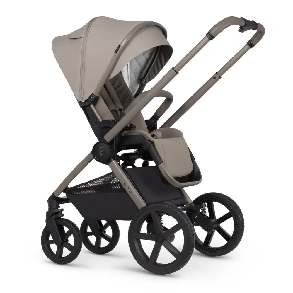 Venicci Upline 2 Taupe Pram 2 in 1 Bundle Venicci