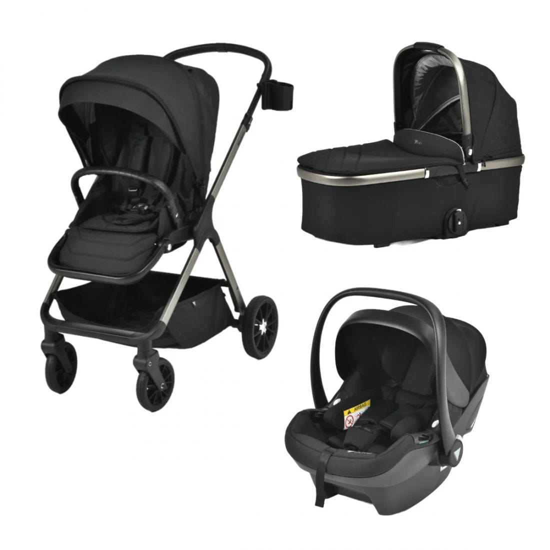 Viano Matrix 3 in 1 Travel System - Charcoal  Viano   