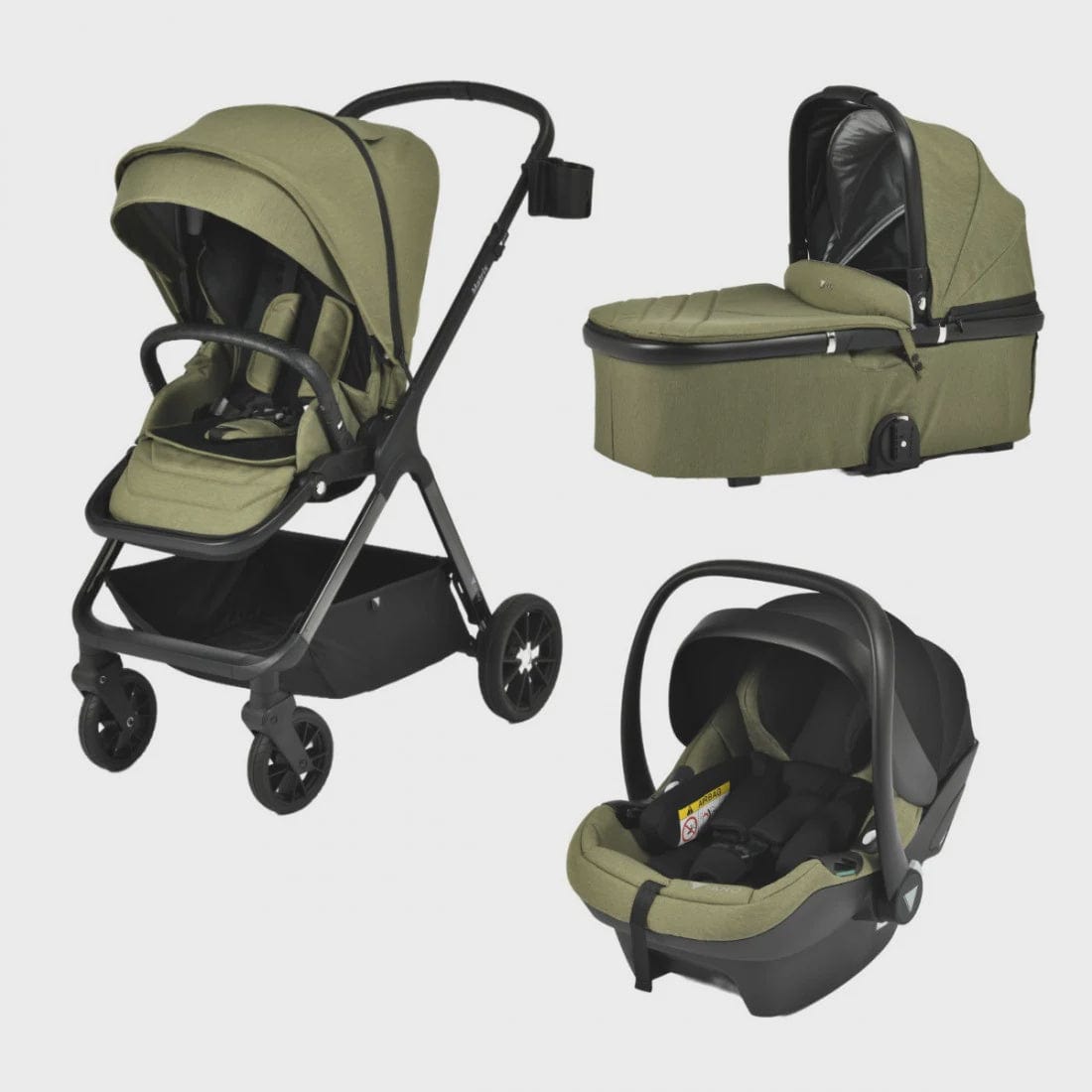 Viano Matrix 3 in 1 Travel System - Sage General Viano   