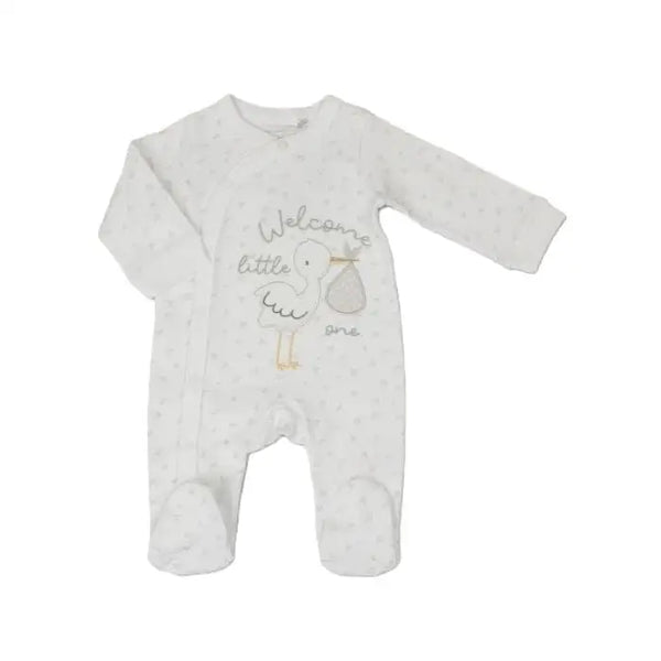Welcome Little One Sleepsuit General Watch Me Grow