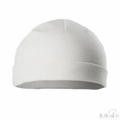 White Baby Hospital Hat - Cotton