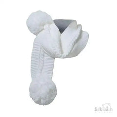 White Baby Knitted Scarf