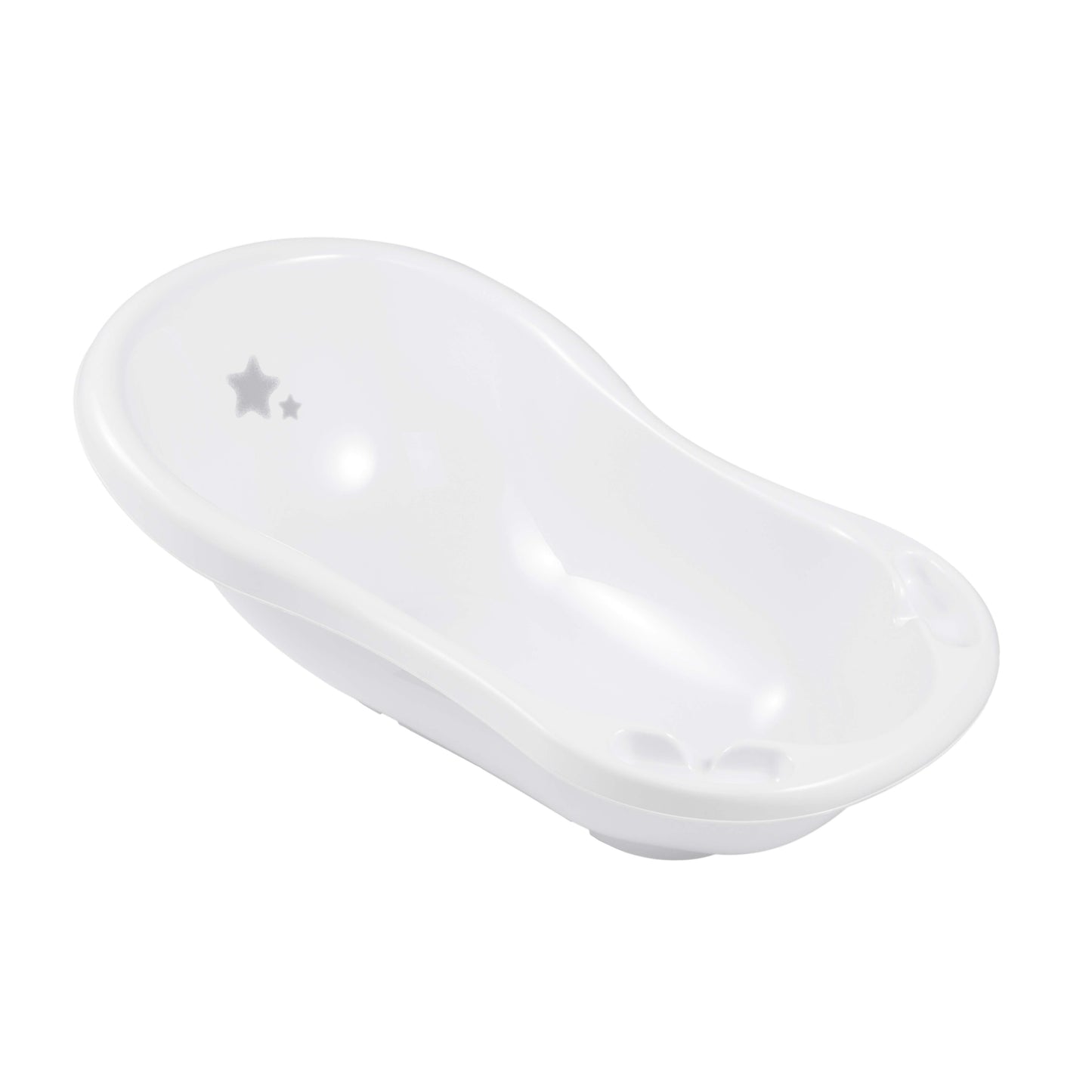 White & Grey Star Baby Bath General Not specified