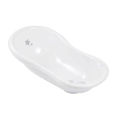 White & Grey Star Baby Bath General Not specified
