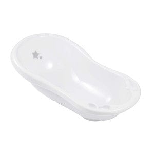 White & Grey Star Baby Bath General Not specified