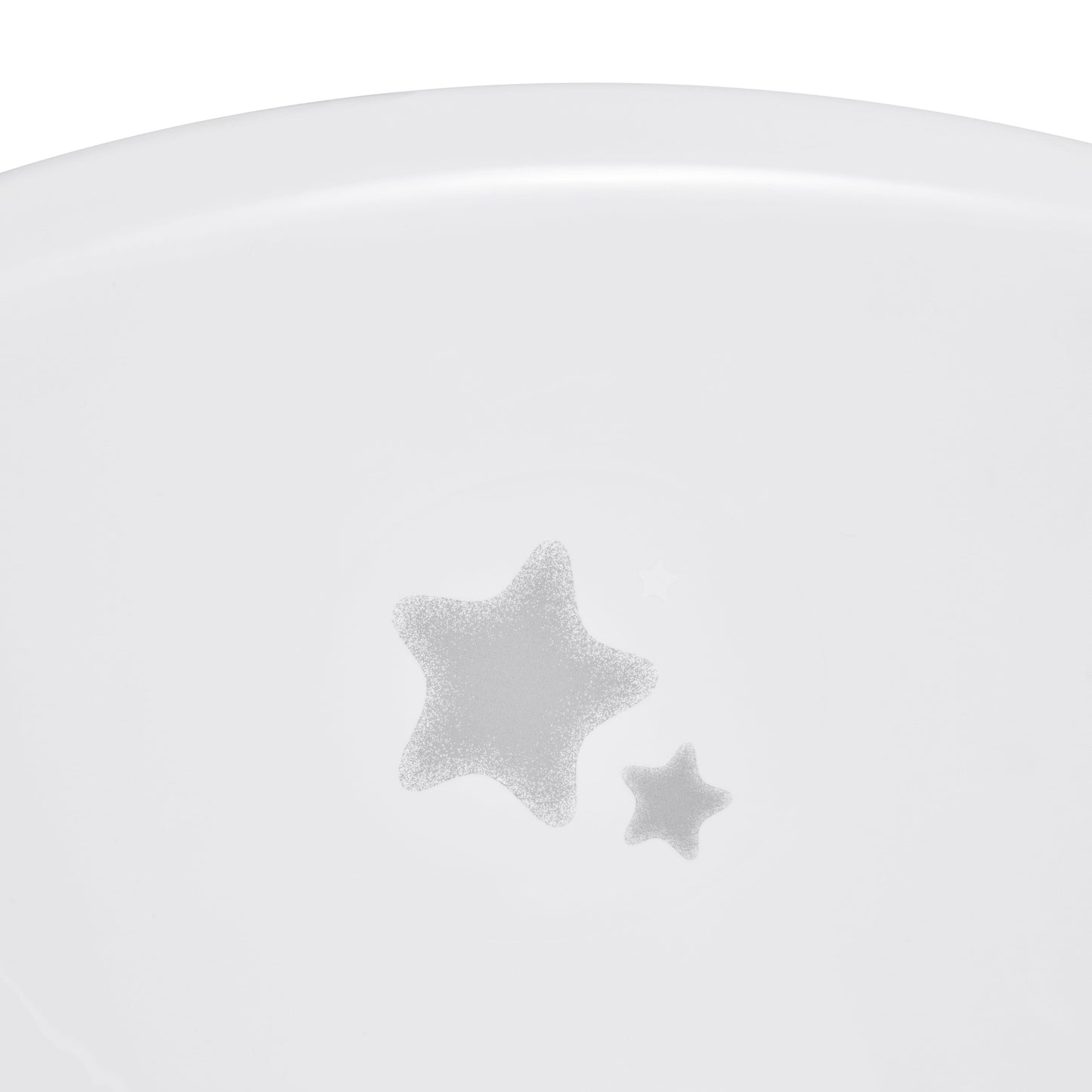 White & Grey Star Baby Bath General Not specified
