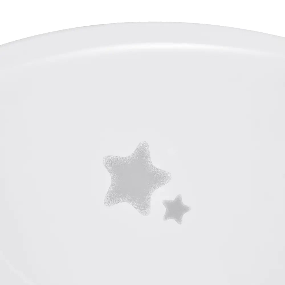 White & Grey Star Baby Bath General Not specified