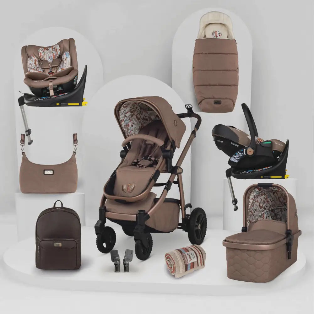 Wow 3 Special Edition All Stage Family Rotate & Recline 2 Base Bundle Tiger Tale Cosatto