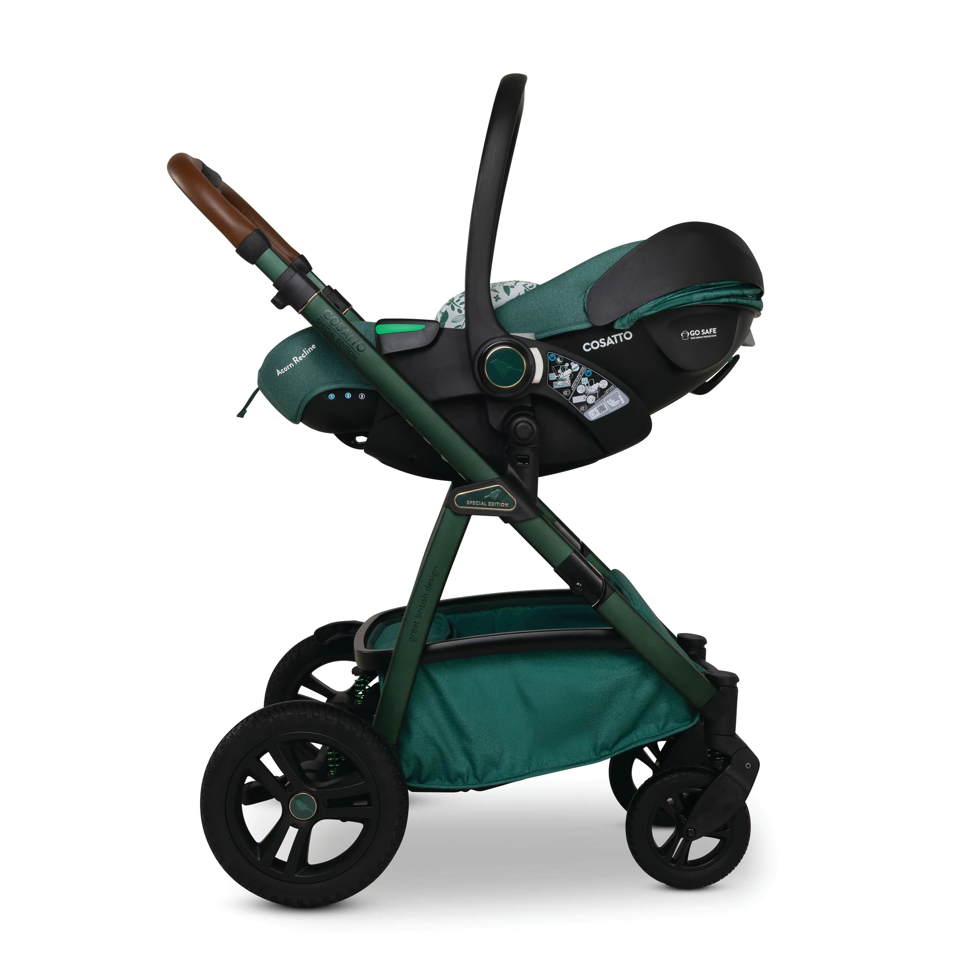 Wow 3 Special Edition All Stage Family Rotate & Recline 2 Base Bundle Wildwood Cosatto