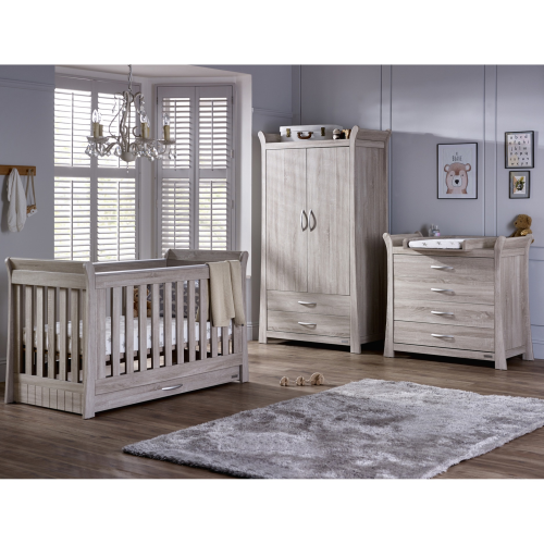 BabyStyle Noble 3 Piece Nursery Furniture Room Set + Sprung Mattress-0