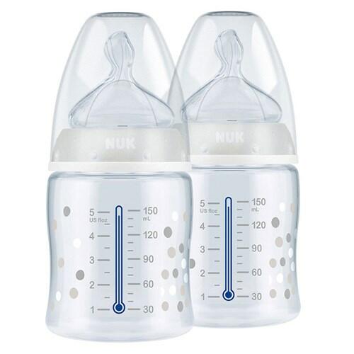 NUK First Choice+ Temperature Control Bottle 150ml 2Pk-0