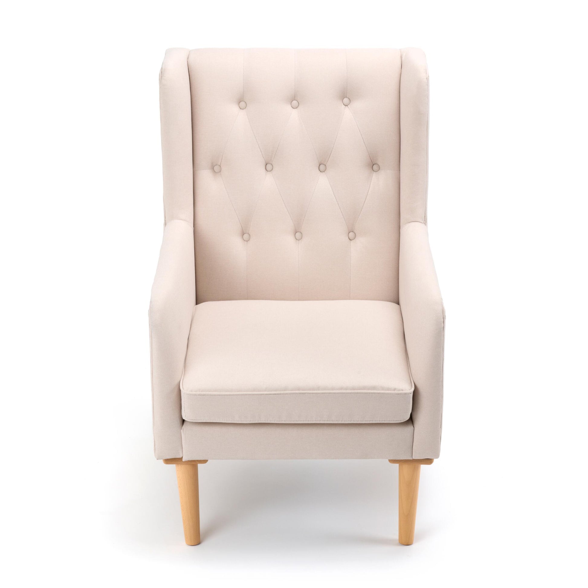 Babymore Cream Nursery Chair-1