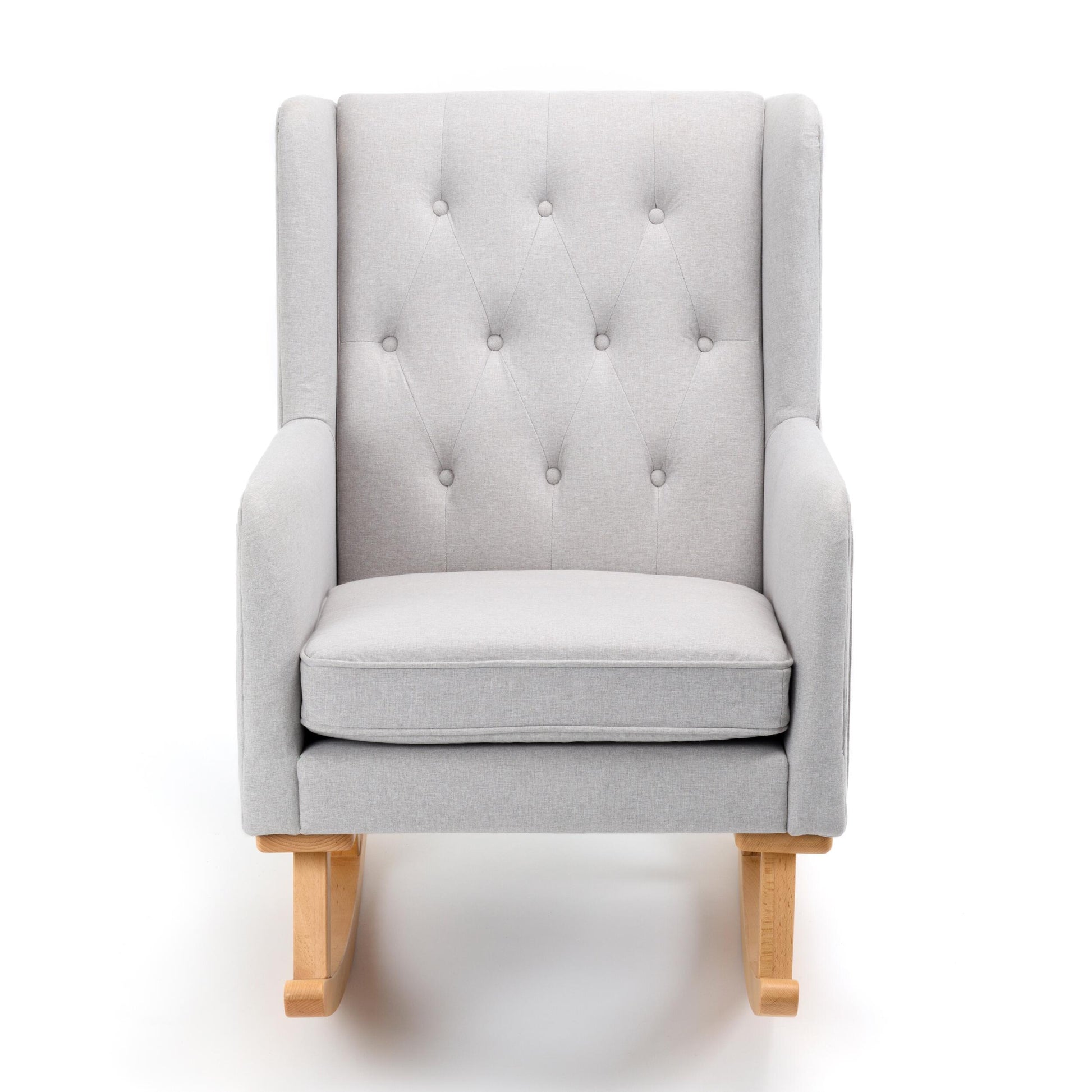 Babymore Lux Grey Nursery Chair-3