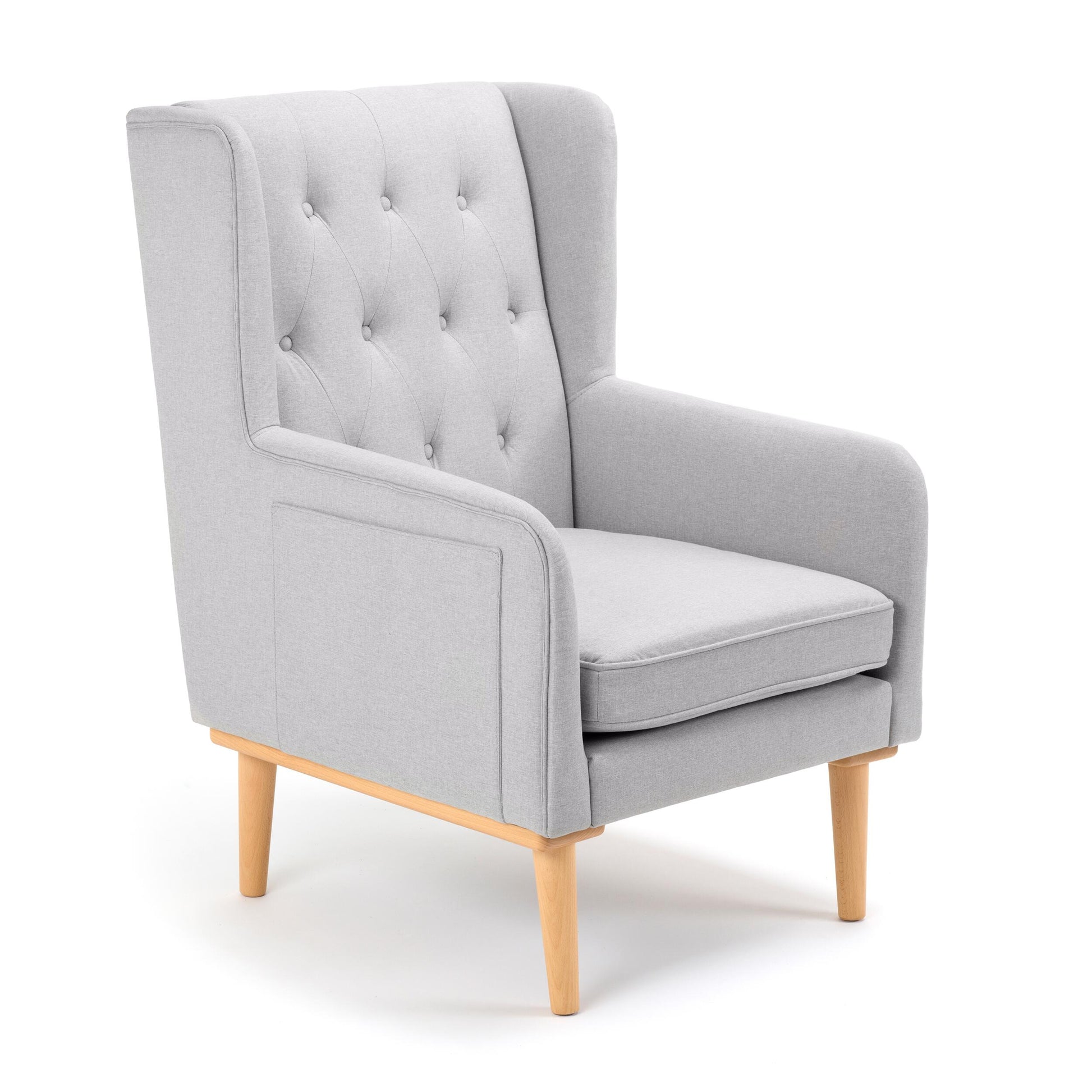 Babymore Lux Grey Nursery Chair-1