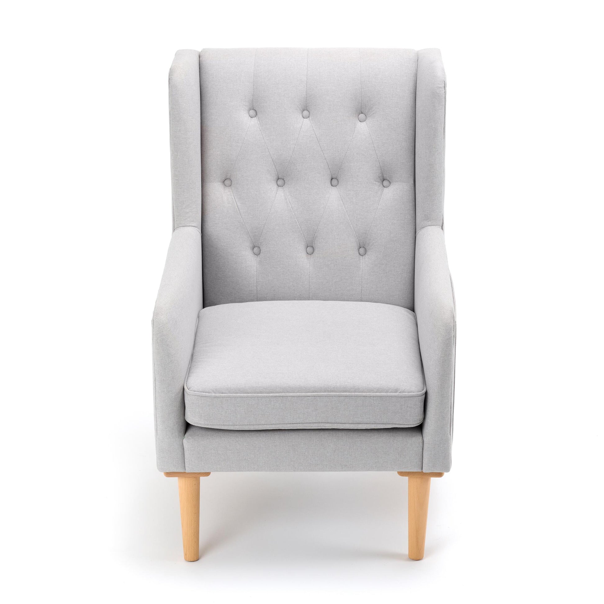 Babymore Lux Grey Nursery Chair-2