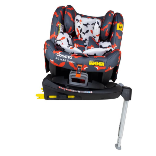 Cosatto All in All Rotate Group 0+123 Car Seat Charcoal Mister Fox-0